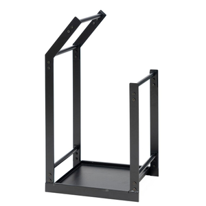 Black Metal Firewood Rack