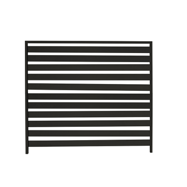 Black Aluminium Fence Stripe