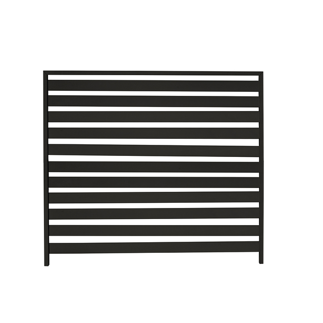 Black Aluminium Fence Stripe