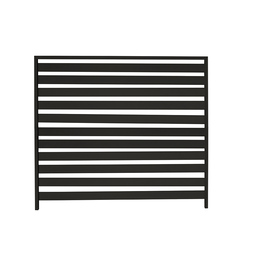 Black Aluminium Fence Stripe