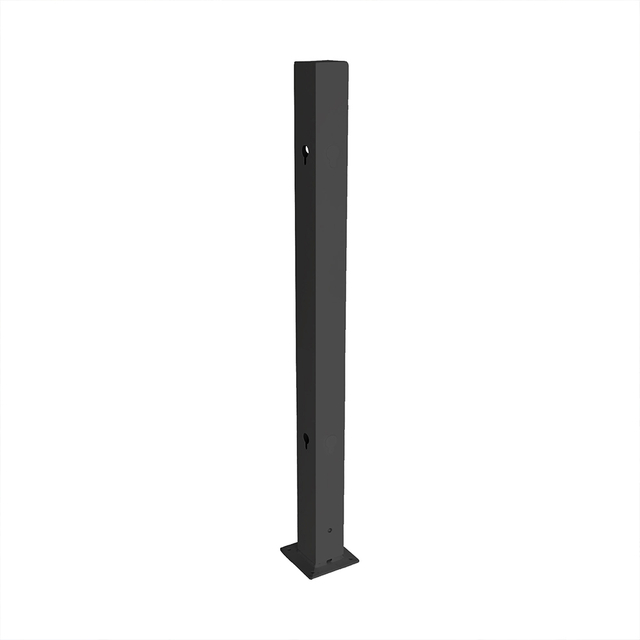 Fence Post Stripe with Foot Black