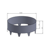 Black Tree Ring Lawn Edging & Edge Protection