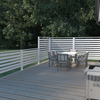 White Aluminium Fence Stripe