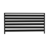 Black Aluminium Fence Stripe