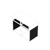 Skotte 1208 Cover Panels Black (4 pcs), H 650 mm