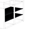 Skotte 538 Shelf Black, 1 pc