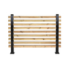 Fence Post Arcade with Foot Black