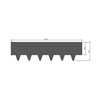 Zinc Creative Lawn Edging & Edge Protection 4-Pack