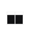 Skotte 1208 Cover Panels Black (4 pcs), H 650 mm