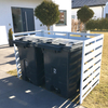 Garbage can cover Värna double White