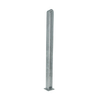 Staketstolpe Arkad med fot Galvanized