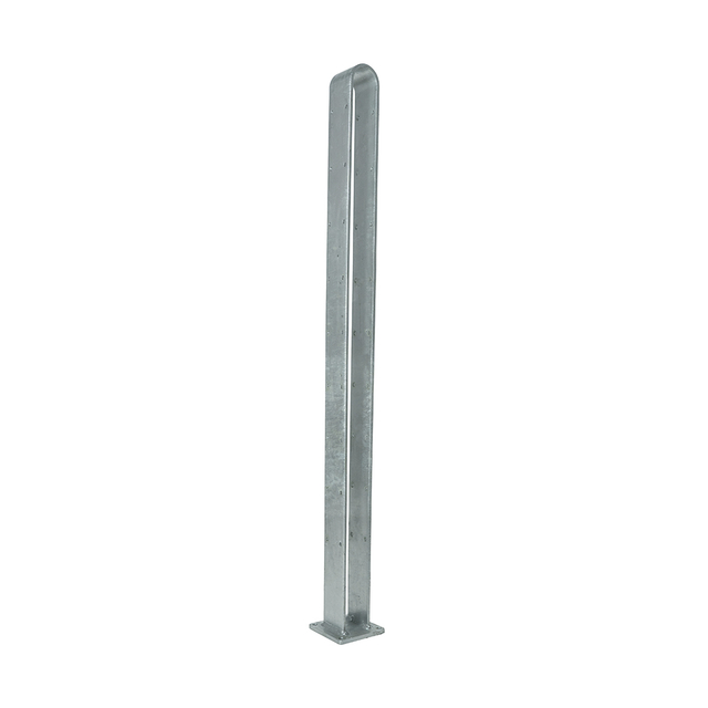 Staketstolpe Arkad med fot Galvanized