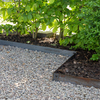 Corten 18×100 cm Clear Edge Protection & Lawn Edging 4-Pack