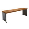 Metal Garden Bench Stand 2-Pack