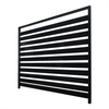 Black Aluminium Fence Stripe