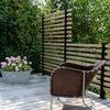 Fence Post Arcade with Foot Black