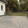 Steel fence Timeless grey 200 cm x 90 cm