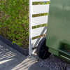 Garbage can cover Värna double White