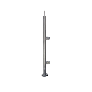 End Post Modern Stainless Steel