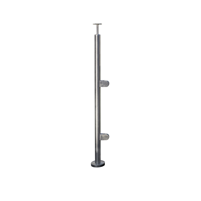 End Post Modern Stainless Steel