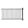 Steel fence Classic black 180 cm x 90 cm