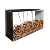 Wood Shed Safeguard Galvanized Sheet Black
