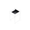 Skotte 538 Drawer Black, H 180mm Small Drawer for Base Module