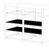 Skotte 538 Shelf Black, 1 pc