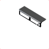 Skotte 1208 Brackets Black (Set of 3)