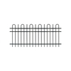 Steel fence Timeless grey 200 cm x 90 cm
