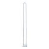 Staketstolpe Arkad med fot Galvanized