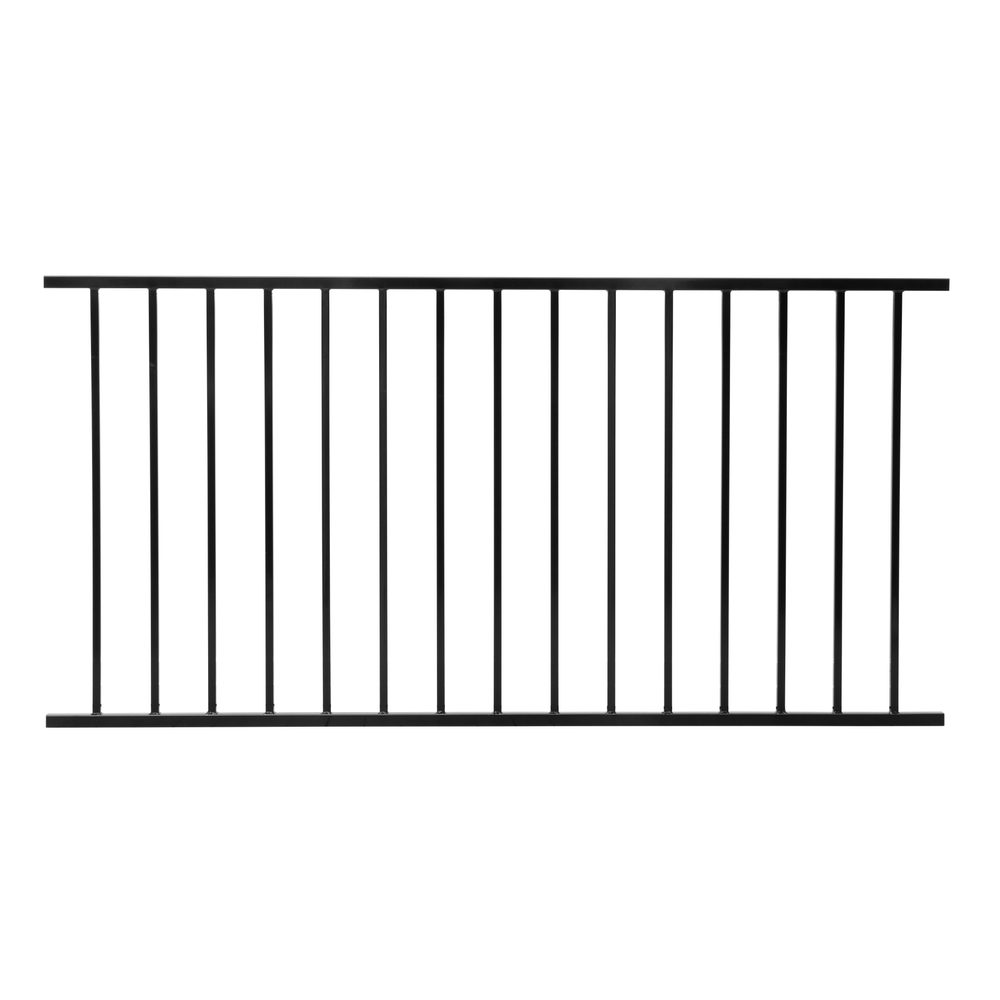 Steel fence Classic black 180 cm x 90 cm