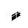 Skotte 538 Shelf Black, 1 pc