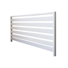 White Aluminium Fence Stripe