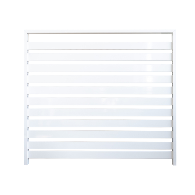 White Aluminium Fence Stripe