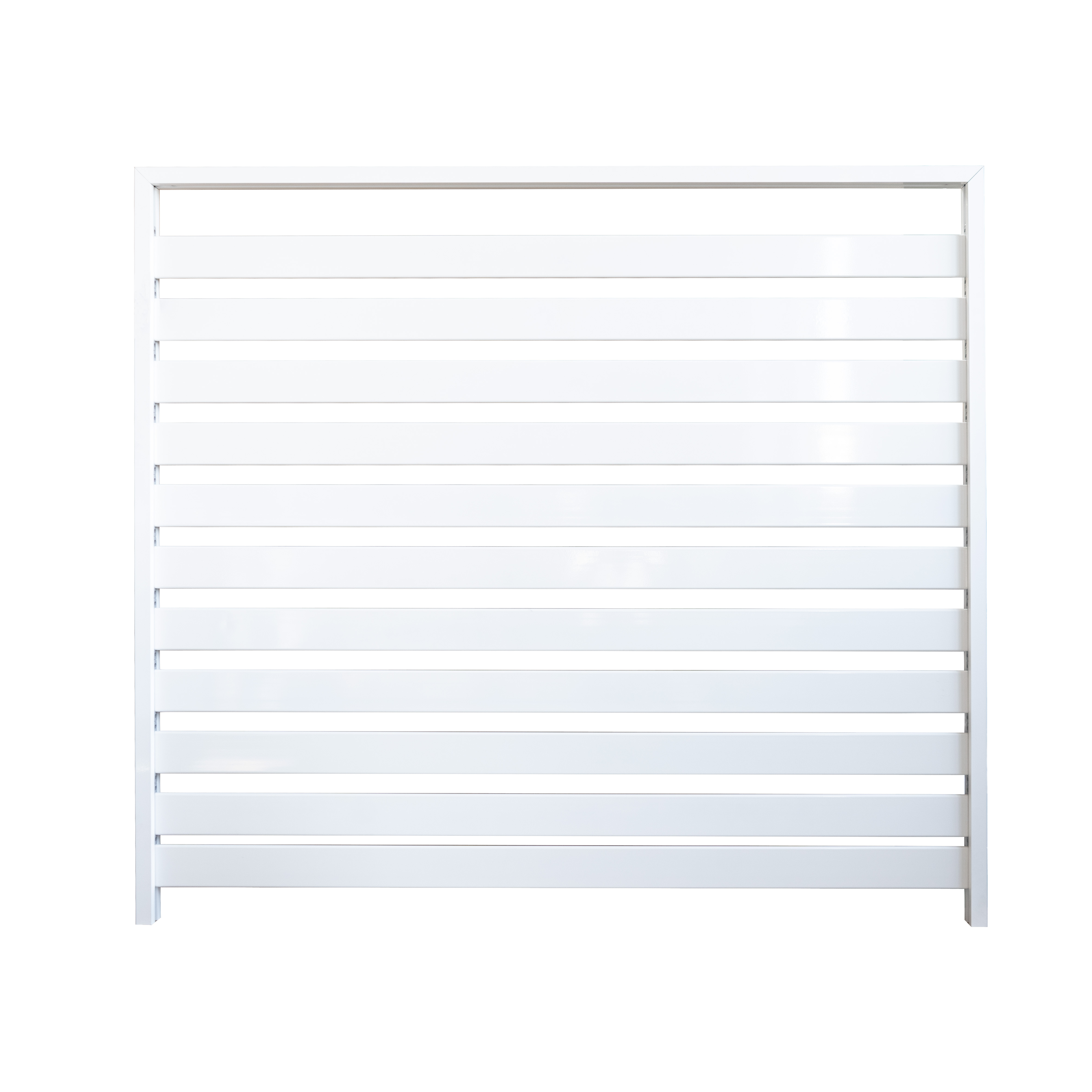 White Aluminium Fence Stripe