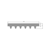 Zinc Creative Lawn Edging & Edge Protection 4-Pack