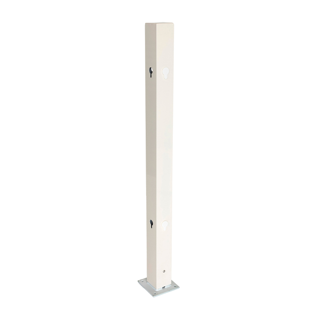 Fence Post Stripe with Foot White 